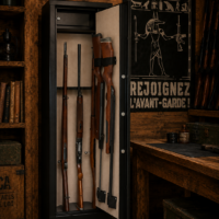 Infac classic 10 armes, ouvert Coffre-fort Infac Classic 10 armes