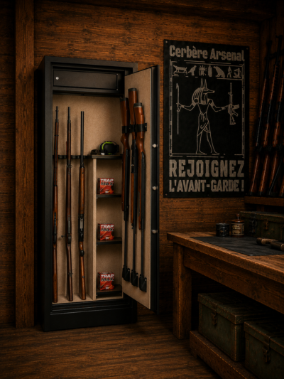 Infac classic 14 armes ouvert Coffre-fort Infac Classic 14 armes