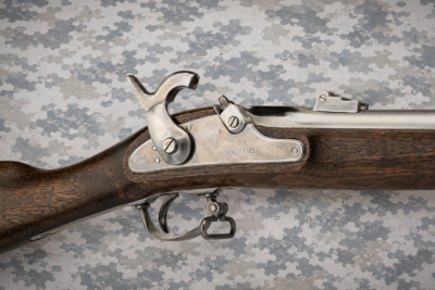 chiappa 1861 de près Fusil à poudre noire Chiappa 1861 SPRINGFIELD